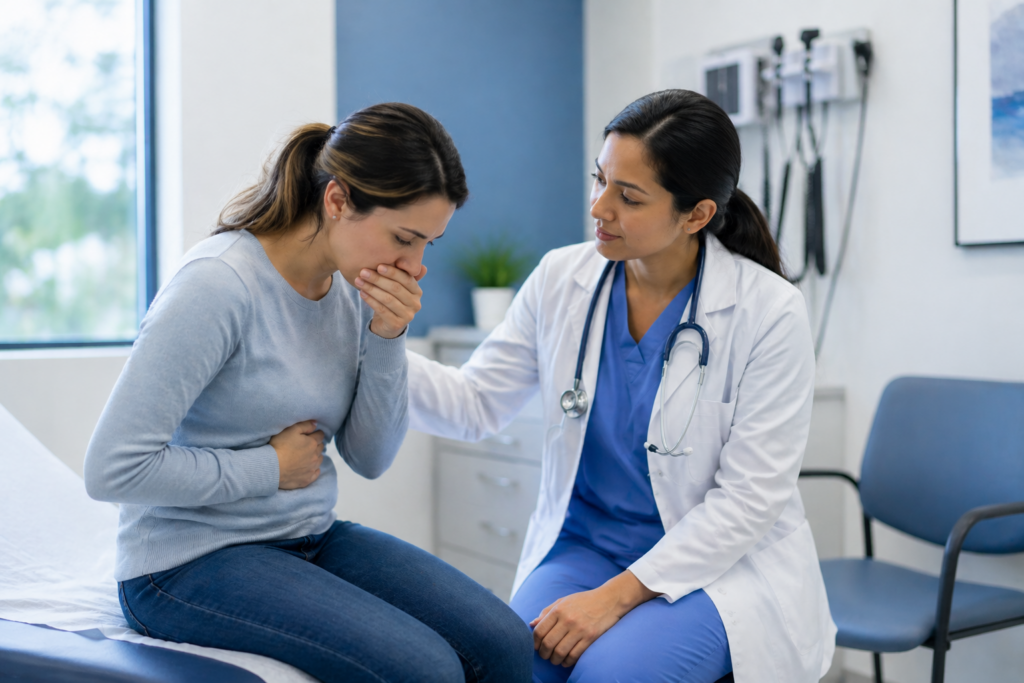 urgent care for vomiting