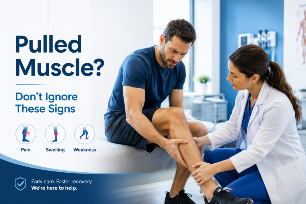 muscle strain urgent care