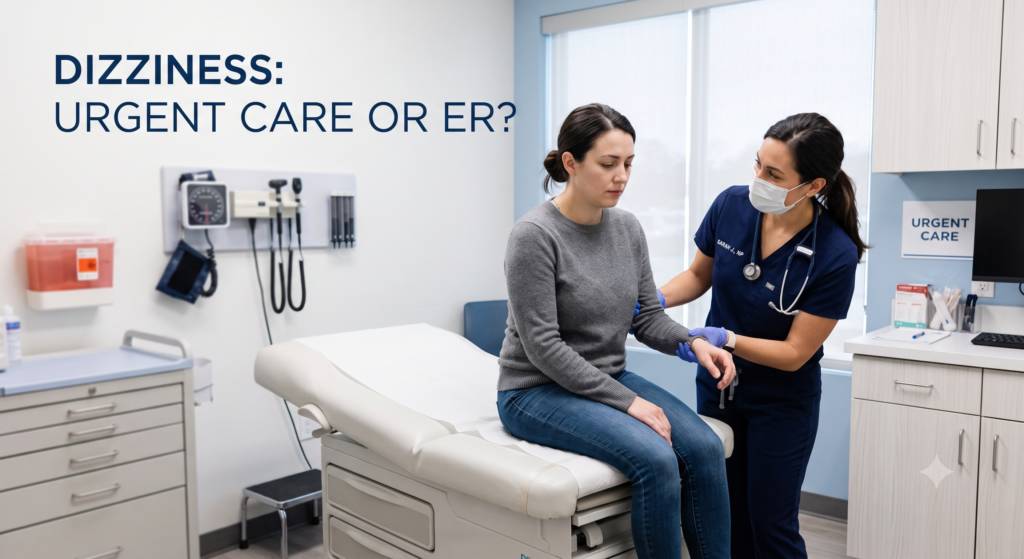 dizziness urgent care